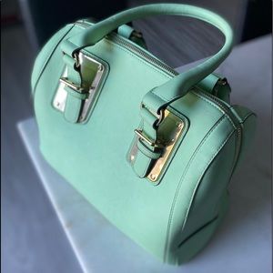 Mint Green/Gold Handbag